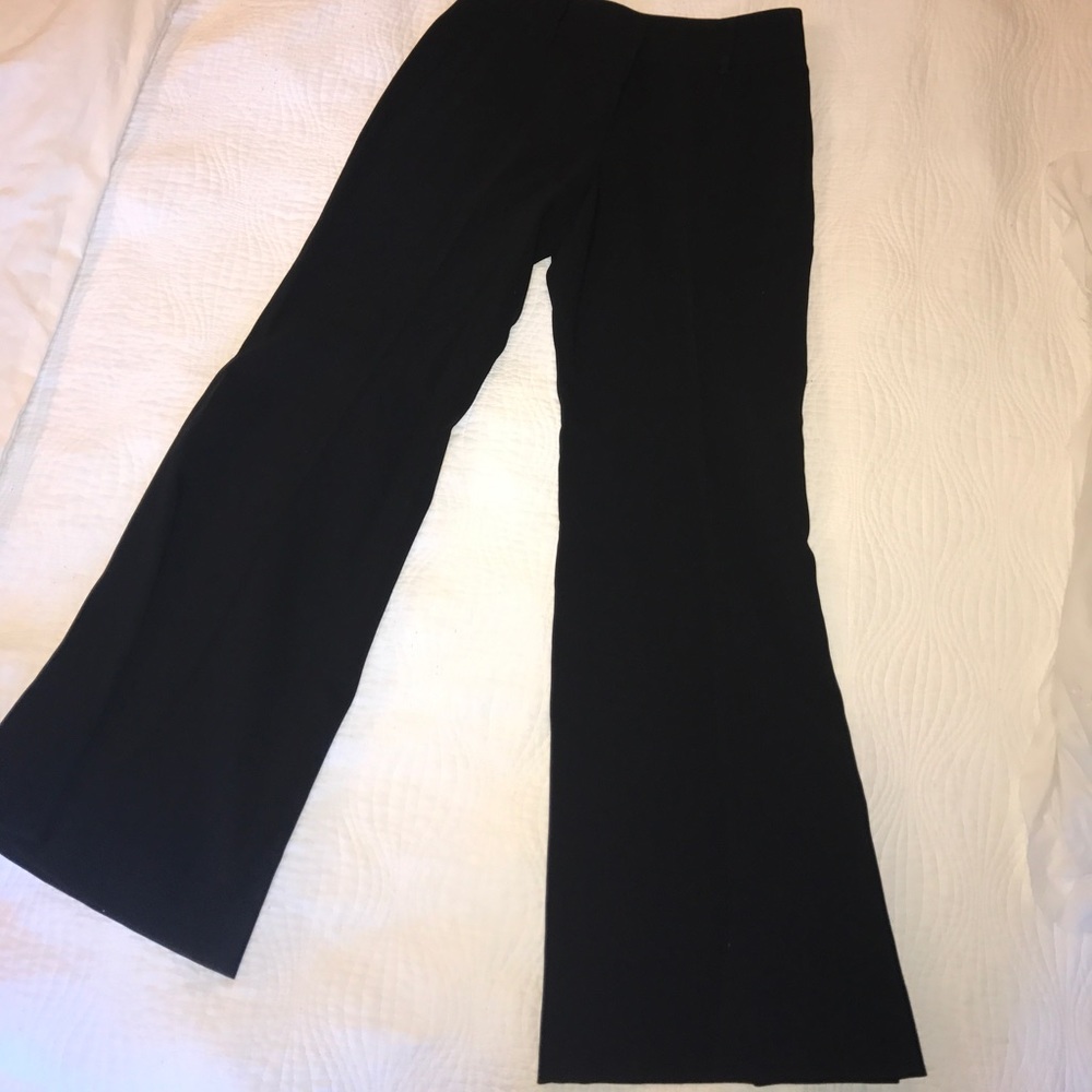 Giorgio Armani Wool Wide-Legged Dress Trousers